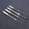4pcs Square Hole Drill Bits 1/4 5/16 3/8 1/2 Wood