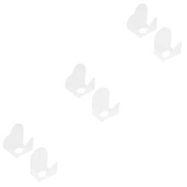 Healvian 6pcs Acrylic Hand Makeup Nail Art Portable Palette Mom Mix Match Colors