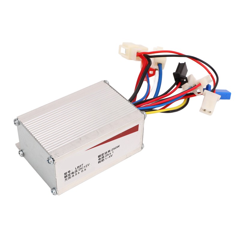 12V 250W Brushed Motor Controller Aluminum Alloy Electric Bike Controller