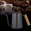 600ml Fashion Stainless Steel Handle Drip Coffee Pot Long Gooseneck