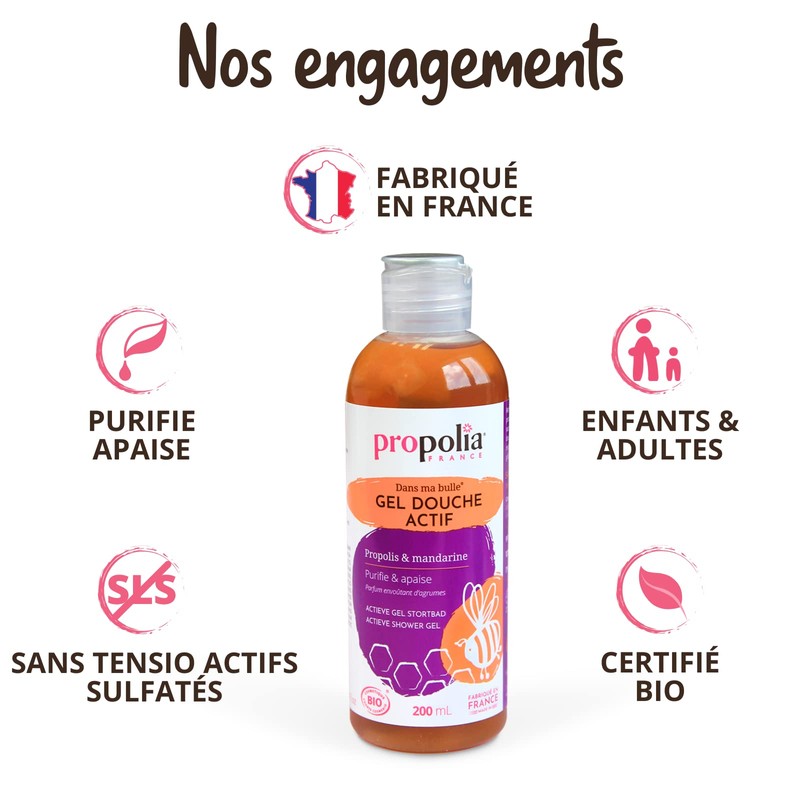 Propolia Bio Gel Douche Dans Ma Bulle Gel Shower Actif