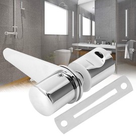 Natudeco Glass Door Lock Bathroom Deadbolt Lock for Home Office Shower Room Cabinet Office Doors Use Household Supplies