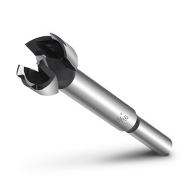 NIBBLAX 13/16" Forstner Bit for Wood, 13/16 Inch (Dia.) Wood Drill Bit Forstner Bits for Woodworking, Round Shank