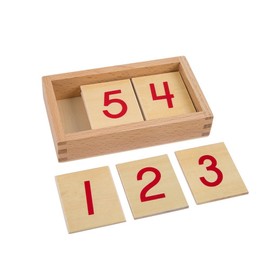 LEADER JOY Montessori Math Materials Numeral Cards for Preschool Early Learning Tool