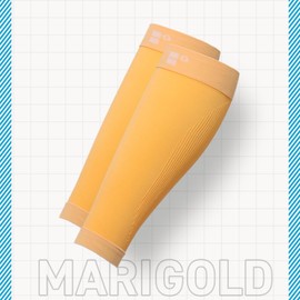 Hapileg, Lightness to your feet + (plus) + (tuskaru) Calf Compression Supporter Set of 2 (Marigold)