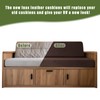 Oloepfo 4PCS Leather Look RV Dinette Cushion Covers, Stretchable Camper