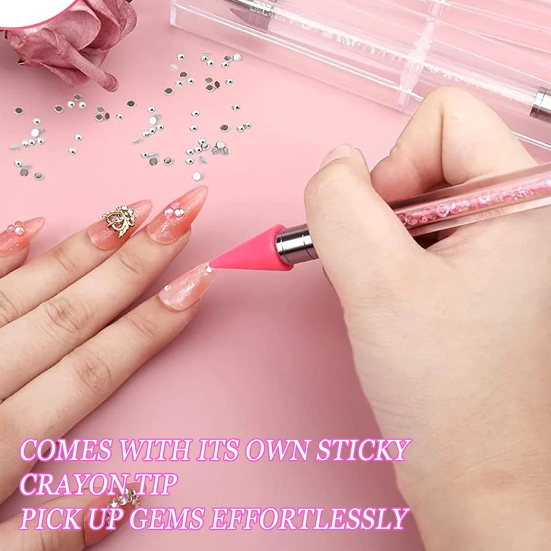 8 Pcs Rhinestone Picker Tool Kit, Dual-Ended Rhinestones Applicator |