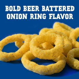 Andy Capp's Beer Battered Onion Rings Baked Oat and Corn Snacks, 2 oz