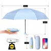 Viess Paraguas Sombrilla Mini De Bolsillo , Plegable Anti-uv ,