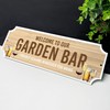 Red Ocean Garden Bar Sign For Home Bar Welcome Sign
