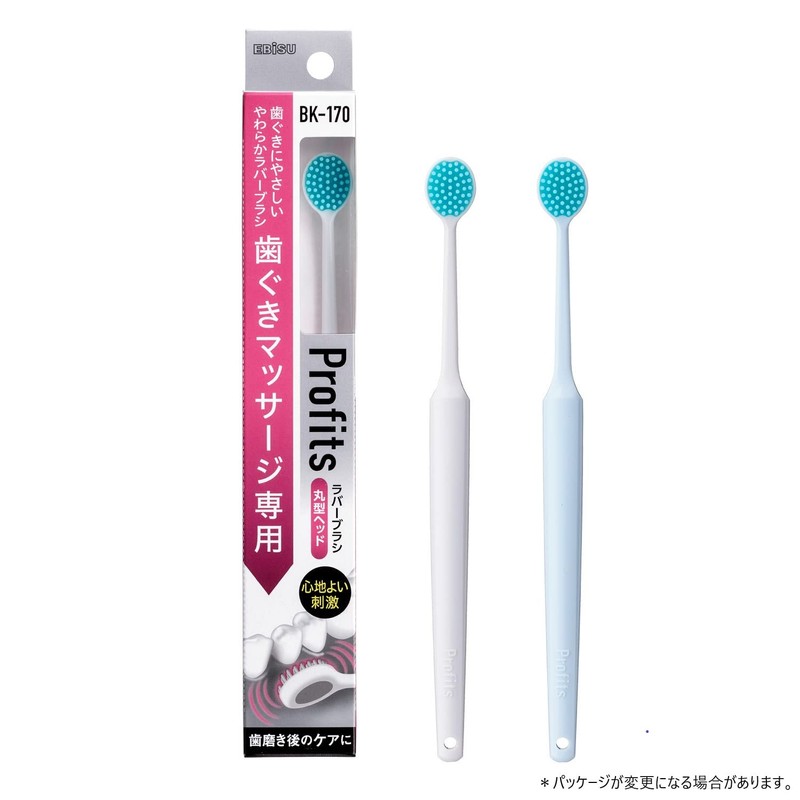 BK-170 プロフィッツ・170 ラバーブラシ 2本組