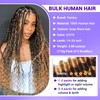 Human Braiding Hair for Boho Braids 110g 22 Inch Deep