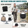 Shooting Gear Mesh Hull Bag: Convertible Waist & Crossbody Sling