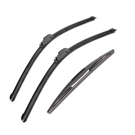 Windshield Wiper Blades Replacement for 2008-2012 Ford Escape MK2, Original Factory Quality Front Rear Wipers Blade Set (20"/20"/12")