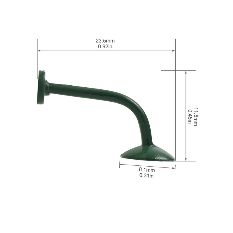 Evemodel 10pcs Model Railway 1:87 Hanging Lamp Outdoor Wall Goose