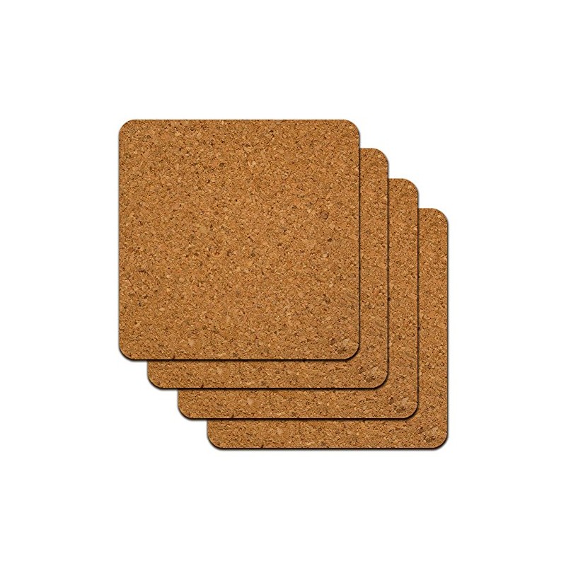 Wonder Woman Classic Logo Low Profile Novelty Cork Coaster Set
