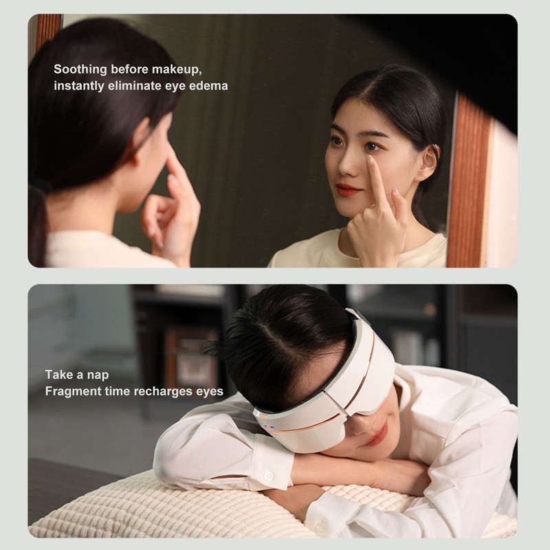 Eye Massager Smart Bluetooth Heating Vibration USB Charging Eye Massage