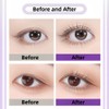 Waterproof Black Mascara with Tapered Brush, Long-Lasting, Volumizing, Smudge Proof,