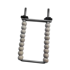 Fenteer Bird Parrot Perch Bird Training Perch Stand, Climbing Cage Accessory, Bird Hanging Perch for Small Budgie Macaw Finches