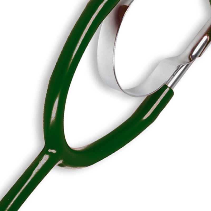 Trad Dual Head Stethoscope, dark green, lightweight aluminiun nurse stethoscope