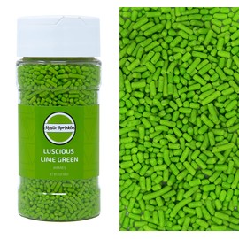 Mystic Sprinkles Solid Color Jimmy Sprinkles (Luscious Lime Green)
