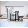 Le'raze Airtight Food Storage Container for Kitchen Counter with Window,