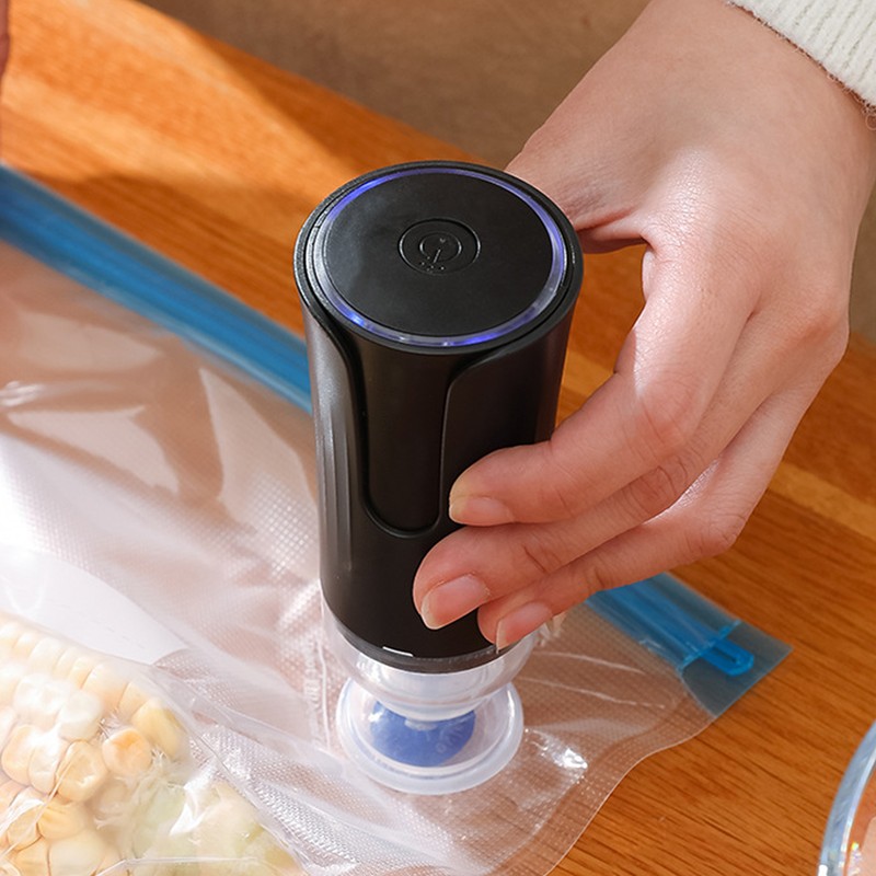 Vacuum Sealer Machine 7W 60Kpa Handheld Electronic Pump Automatic Food