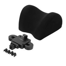 A ABSOPRO Car Neck Pillow Breathable U Shape Car Seat Headrest Pillow Cushion Pillow for Neck Back Memory Foam Black