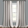 Lush Decor Luxury Modern Geo Linen Like Embroidery Border Window