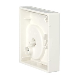 Merten 534819 Central plate for room temperature control insert with switch, polar white glossy, System M