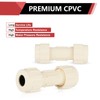 (Pack of 10) EFIELD 1"Compression Coupling,CPVC Fittings for Plumbing Installations