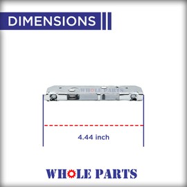 Whole Parts Range Door Hinge Receptacle Part # 318328010 - Replacement & Compatible With Some Frigidaire, Tappan, Kenmore and Sears Ranges