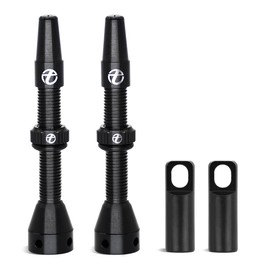 Thinvik Tubeless Presta Valve 48/65mm - Pack of 2 Ultra Light Tubeless Tire Valves Includes Aluminium Valve Caps & Installation Tool