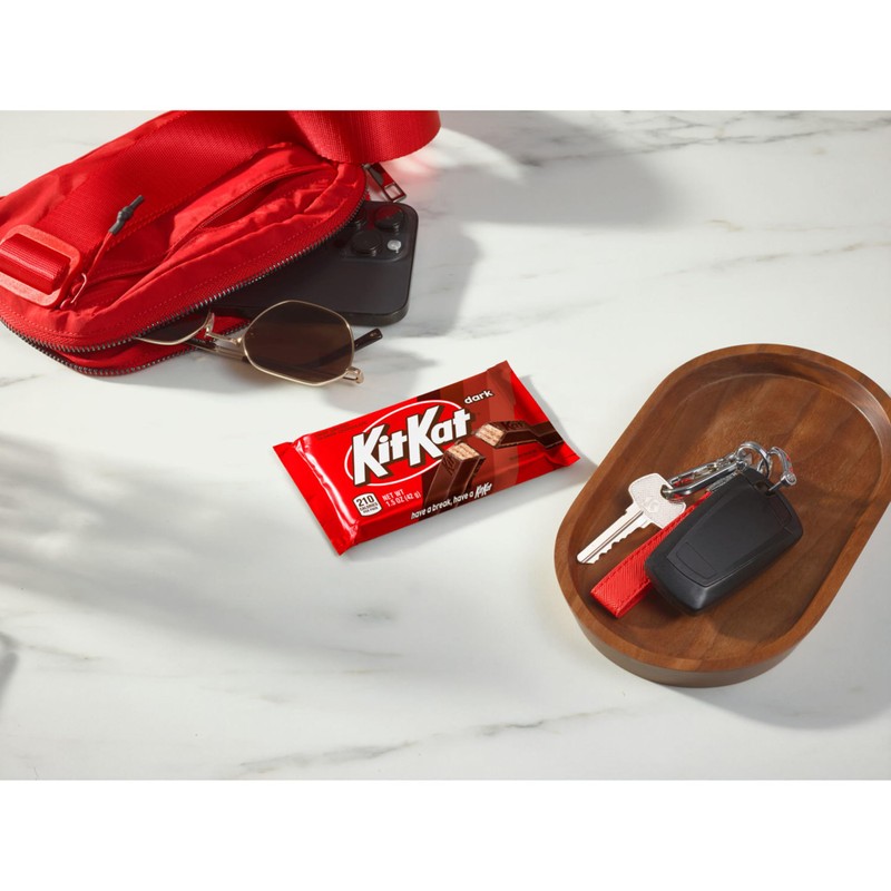 KIT KAT Dark Chocolate Wafer Candy Bars, 1.5 oz (24