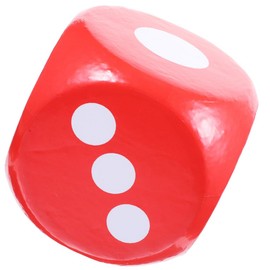 TOYANDONA Classroom Soft Dice Giant Foam Dice Large Foam Dice Cubes Jumbo Playing Dice for Adults Family Yard Outdoor Games Party Supplies 20cm