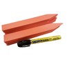 Large 1" x 8" Orange Plastic Plant Labels (Pack of