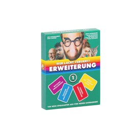 Wer lacht, verliert! - Expansion with 100 new playing cards in four new categories