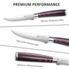 PAUDIN Utility Knife 5 Inch Kitchen Knife, Ultra Sharp High