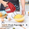 5-Speed Electric Hand Mixer, 800W Handheld Mixer with Turbo for