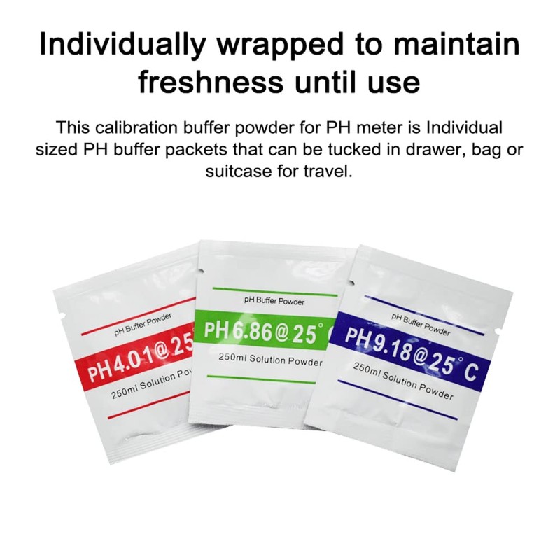 Mingzhe PH Meter Calibration Point 3 Type PH Buffer Powder