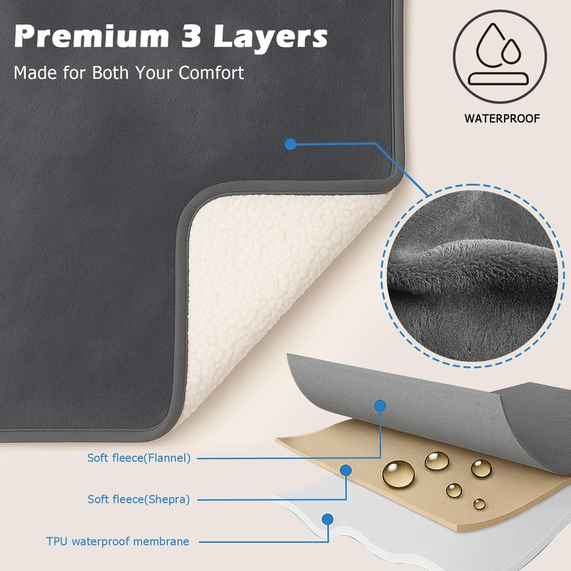 DOVIROS Waterproof Blanket for Bed Intimacy, Love Blanket Waterproof and