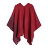 Urban CoCo Women's Color Block Shawl Wrap Open Front Poncho