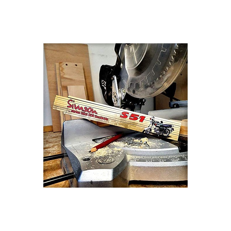 ONostalgia 2 Metre Ruler – Simson S51 – The GDR