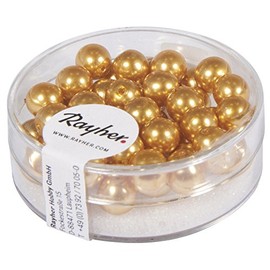 Rayher Renaissance 14401161 Glass Wax Beads Diameter 6 mm Pack of 45