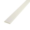 White, 45mm x 5m Pencil-Round Architrave uPVC Plastic Window Finishing