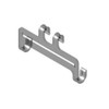 Slatwall to Gridwall Clear Acrylic Bin Adapters for Items with