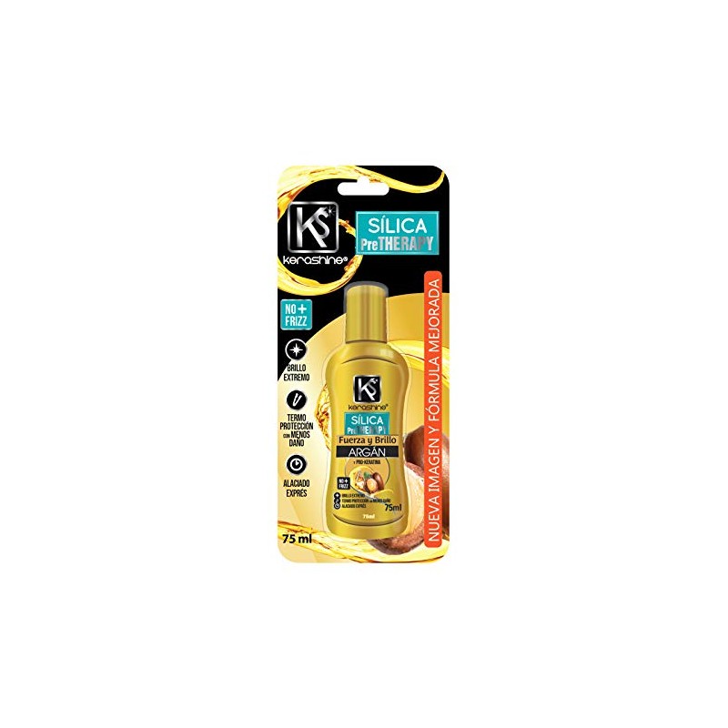 Kerashine Blister Sílica en Gotas Argán 75 ml, 75 mililitro,