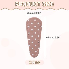 sourcing map 3Pcs Scissors Sheath, 2.6" x 1" Scissors Cover Protector PU Leather Portable Collect Bags for Eyebrow Trimming Beauty Tool Protection, Pink