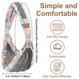 Forhome Baby Sling Baby, Baby Carrier Newborn, Baby Carrier Adjustable Baby Carrier, Ergonomic Practical Baby Carrier, Portable Baby Carry Strap, Baby Carrier Newborn from Birth (Blue)