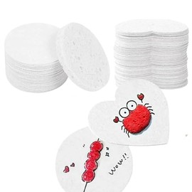 CLAFTLAB SAIL Sponge Paper, 20 Sheets, Heart Shaped Round Set, 3D Expression, 3D Art, DIY Handmade, Material Kit, Craft Set, Summer Vacation, Kids